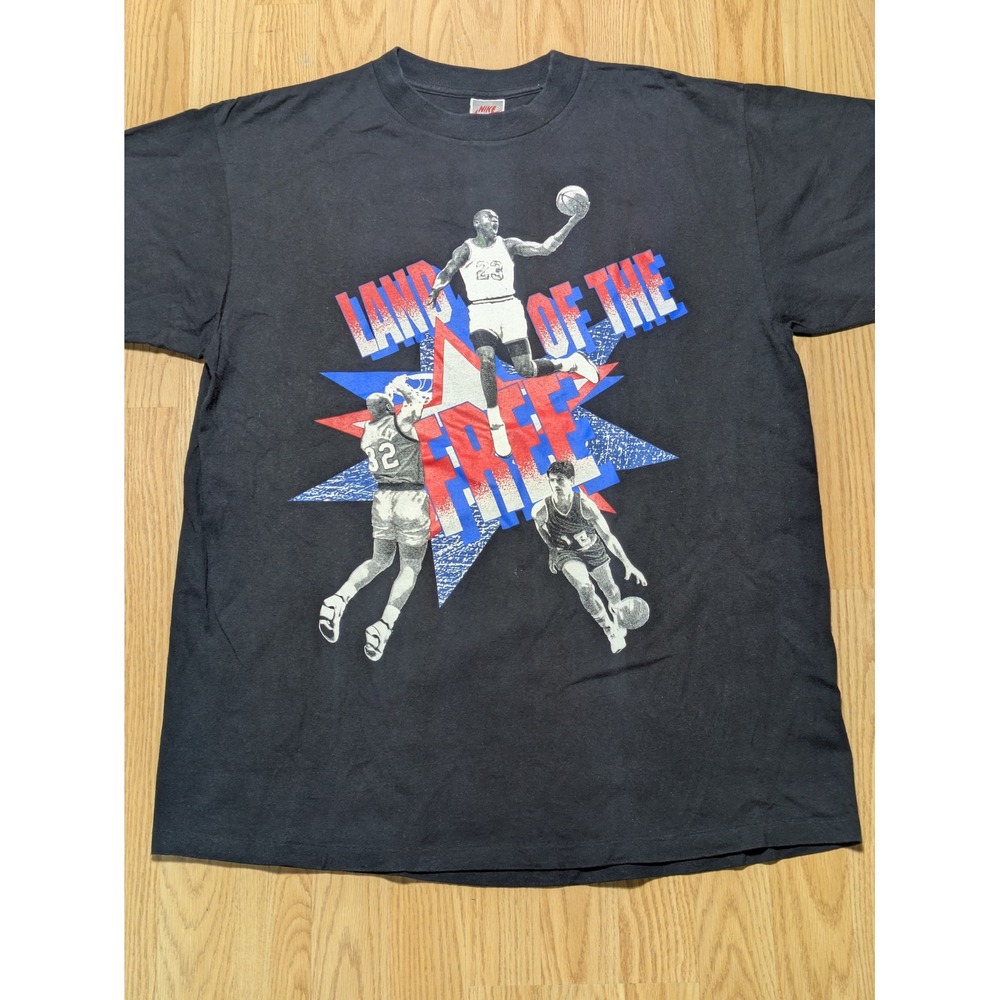 Nike Mens USA Basketball Land of the Free Home of the Brave Graphic Black XL